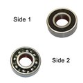 Superior Electric Replacement Ball Bearing - Seal/open, ID 10mm x OD 30mmx W 9mm, PK 2 SE 6200RS